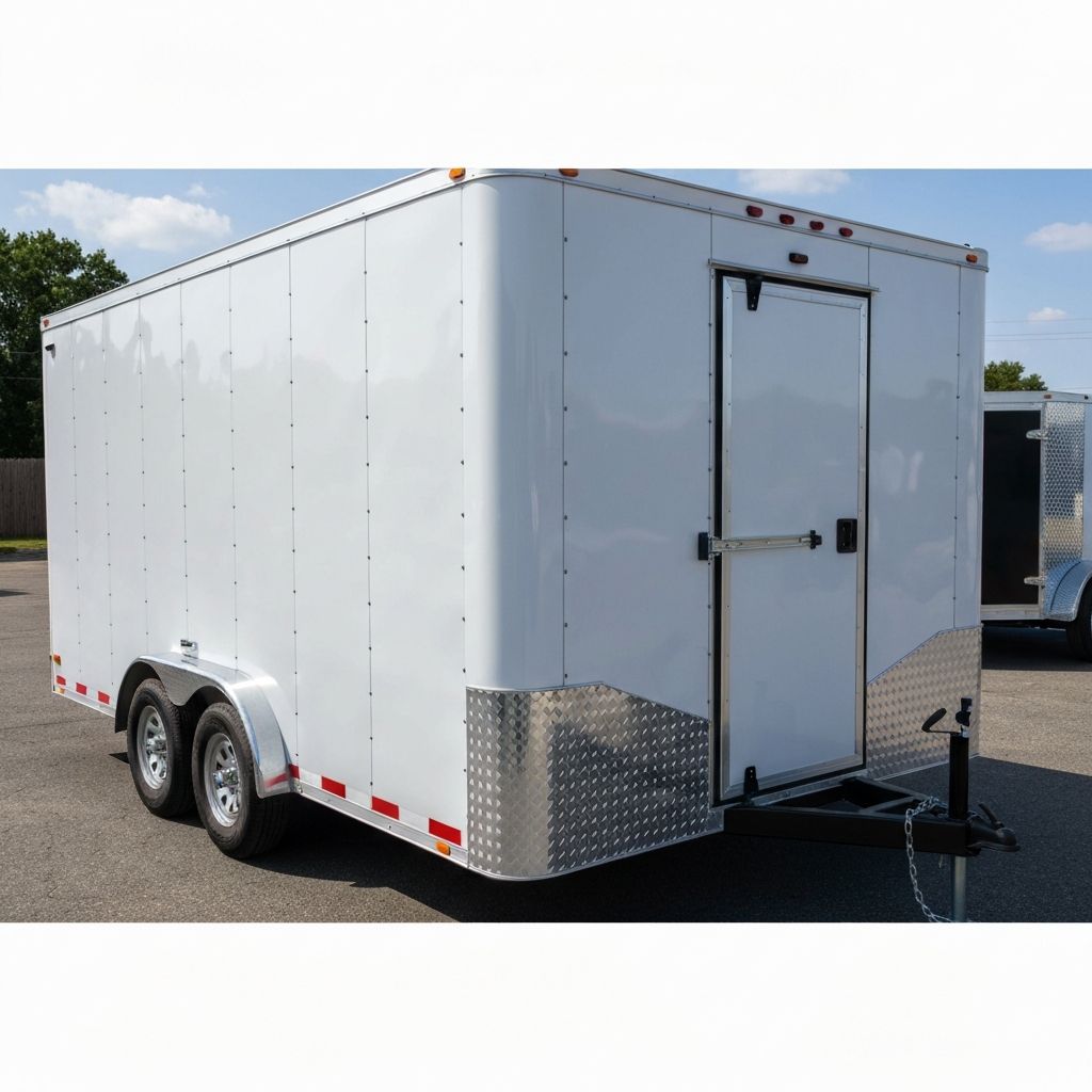 Enclosed cargo trailer for rent